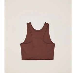 GIRLFRIEND COLLECTIVE Dylan Sports Bra in Earth Brown NWT